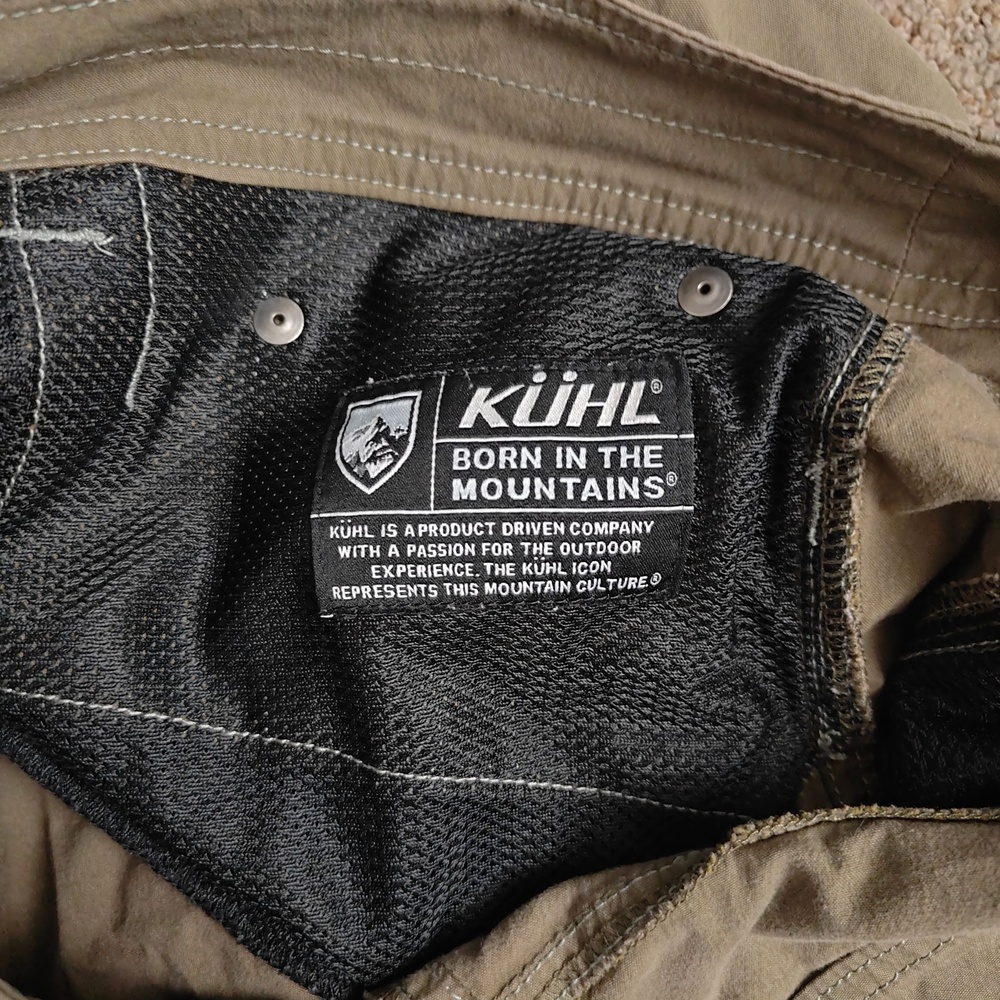 KUHL Renegade Short Men 36 Khaki Outdoor Hiking Quick Dry‎ Stretch - Picture 9 of 16